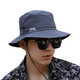 Jeep Jeep Jeep Sun Montañhering Hat Summer Summer's Male Fisherman's Sun Shade Protección solar UV Fotografía al aire libre Ceniza de montaña distante