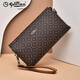 Jinlilai Clutch 2025 Nouveau sac à main à grande capacité à grande capacité Sac à main imprimé Sac à main Style de cadeau de la journée de la femme [Standard anglais 21 * 7 * 12cm]
