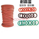 RSRDDY red high temperature resistant silicone sealing strip mold seal ring waterproof strip red silicone round strip silicone sealing strip diameter 10MM (take a few pieces if you need a few meters)