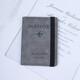 Hvada Passport Clip de voyage Document de rangement Sac de rangement Passeport Protection de protection Antift Air Ticket Clip Study à l'étranger Passeport Passport Passport Sac de rangement [RFID Antift] Black