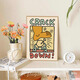 Huaixue Keith Haring Pop Style Résumé Graffiti Peinture décorative Niche chambre à coucher de chambre à coucher peinture de peinture de peinture à la gueule