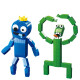 756 Rainbow Friends Building Blocks reunidos Rainbowfriends Boy Monster Toy 757 Green 376 Partículas