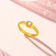 Chaohongji Pure Gold Ancient Gold Ring Birthday Gift Price Xiaoquexing SRG30006013 About 2.65g
