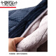 Modal pajamas men's winter thickened velvet daddy's three-layer cotton jacket coral velvet warm home clothing set for middle-aged and elderly people N9923R coffee milk velvet upgraded thickened XL (120-140Jin [Jin equals 0.5 kg])