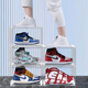 OMANTI shoe box acrylic shoe cabinet dust-proof and moisture-proof AJ high-top shoes magnetic side opening figure collection display shoe box storage magnetic side opening transparent shoe box 1 piece