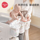 
Kezhitu customized baby cot hanging storage hanging basket bedside storage bag diaper table storage box baby diapers hanging bag hanging basket - white