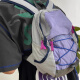 星昔户外双肩包撞色登山包野餐复古小书包轻便旅行包轻薄徒步小背包 紫色（小号）