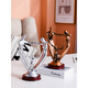 
Wantang family of three ornaments for the 10th anniversary wedding anniversary gift for wife's husband Valentine's Day custom decorations 15934 silver + lettering provided + pregnancy (family three)