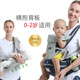 Koibaby-Babygurt Taille Stuhl vorne und hinten multifunktional atmungsaktive Babygurt kann horizontal blau multifunktional gehalten werden