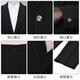GOKU men's casual suit Korean high-end youth dress formal suit handsome style black suit + pants 2XL weight 160-180Jin Jin equals 0.5 kg