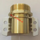 XMSJ shield machine two-half buckle bi-tower joint EN14420 aluminum alloy safety pipe clamp brass external thread pipe tail core 123-inch pipe clamp copper joint