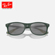 Lunettes de soleil Rayban (Rayban) Men et femmes Lunettes de soleil à cadre étroit Voyages à la mode Lunes de conduite en plein air 0RB4607M F6996G Cadre vert mat