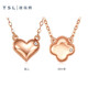 Xie Ruilin (TSL) 18K gold necklace temperature-changing enamel clavicle chain AG552-AG797 love necklace