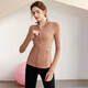 Spoon Yoga Suit Sports Set for Women 2025 New Long Sleeve Jacket Top High-end Professional Fitness Running Training Suit Milk White Top (Single) L [100-120Jin[Jin equals 0.5 kg]]