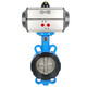 
Customized pneumatic butterfly valve D671X-16Q clamp valve stainless steel DN50 65 80 100 150 250 DN65 (ball grinding valve plate)