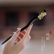 Ancient Nai Hairpin Jasmine Gardenia Hair Accessory Headband Hairpin Hanfu Wooden Hairpin Practical Birthday Gift for Girls