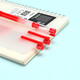 Baoke PC5008 Ju Nong Schreiben neutraler Stift rot 0,5 mm Büro lernen neutraler Stiftstift 10 Stück/Box