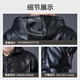Jinghe Spring and Autumn Thin Leather Men's Jacket Waterproof and Wear-Resistant Middle-aged and Elderly Work Clothing Leather Jacket and Leather Pants Suit Men's Oil-proof Top + Pants (Spring and Autumn Single Style without Velvet) 4XL Size Recommendation (160-170 Jin Jin is equal to 0.5 kg)