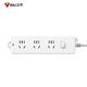 BULL socket with child protection door/new national standard socket/row/socket/GN-212 three-position master control, total length 1.8M