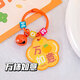 Mengkeduo muss den Bag Keychain Gold List -Titel, Textschlüsselkette chinesischer Stil, viel Glückssegen Geschenkanhänger 3 Pakete [Mehrfachmischung] übergeben [Mehrfachmischung]