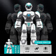 RWTW Remote Control Robot Children's Toys Programmation Intelligent Marche électrique et conversation vocale pour offrir aux cadeaux d'anniversaire des garçons servo robot Configuration standard officielle