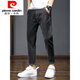 Pierre Cardin International Brand Jeans Männer 2025 Neues Gerade und Herbst und Samt verdickte Stretch Casualhose Herren Blau und Grau 6621 31 31