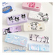 
Cute glasses box portable women's style anti-pressure and anti-fall cartoon eye box ins sunglasses student storage glasses box gift same glasses cloth (hello puppy)