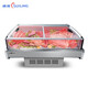 Suiling (SUILING) fresh meat display cabinet braised vegetables cooked food refrigerator commercial horizontal freezer pork preservation cabinet meat freezer cold vegetable display cabinet supermarket refrigerator 2-meter fresh meat cabinet (1988*1120*897mm)