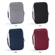 Okohong Passport Passport Bag Bag Color Air Bolet Certificado Organizando Bolsa de Bolsa de Hombres y Mujeres Gris