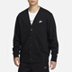 Nike (Nike) Jacke für Männer 2025 Frühlings- und Herbst Neue Strick-Strickwinkel V-Neck Pullover Casual Jacket Top FN3899-010 Schwarz XL