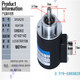 
Shantoulincun CNC machine tool spindle encoder ZSF5815-1024.1200 optional-5L6215 lathe thread encoder 8mm 12004 meters commonly used 9 cores