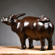 Awesome ornaments rosewood carving scalpers craft gifts opening housewarming gifts for gifts for wooden zodiac signs of ebony carving cattle [38 cm long]