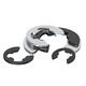 Tianzhuo Hardware 65 Meng GB896 shaft open retaining ring e-type circlip outer circlip set 304 stainless steel shaft circlip 19*1.5 10 pieces black 65 manganese