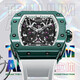 Bonest Gatti German Watch Carbon Fiber Men's Fashionsable Light Luxury Wine Barrel Type Полная автоматическая серия проводников механических часов BG9906-A3 Noble Carbon Black