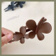 Xiangwan Butterfly Hair Clip für Frauen auf der Rückseite ihrer Köpfe, Haarclip für Frauen, einzeilige Haarclip für Frauen, Erdfarbe Haarklamme