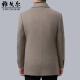 CEO Yageo double-sided cashmere coat for men's mid-length daddy suit middle-aged and elderly wool wool casual jacket for men thickened y24519 khaki M 170