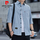 Pierre Cardin True Pocket Coton Pure No Shirt Iron's Version Loose Version 7000 CHIRTS CHAMTS TRAVAILLES MENSE MEN VESTS MENS SPRING ET AUTONNE COTON PURE DE HAUTE QUALITÉ MATRICE 7008 (KAKI) 2XL 155 JIN [Jin est égal à 0,5 kg] -175 Jin [Jin est égal à 0,5 kg]