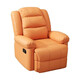 Zhaozhaoyun and Yuetou space sofa cabin electric sofa single person sofa lazy sofa living room massage sofa multi-function sofa orange technology cloth manual sitting lying + shaking