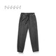 XVESSEL Waffle Plaid Trousers 破坏复古百搭潮流休闲格纹拼接长裤 拼接腰果花蓝色Y21X723B S