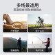 Genuine GM sunglasses men driving high-end sunglasses women taking photos to make them look slim and sun protection high-value trendy H style 丨Black frame black film-High-definition UV protection