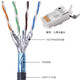 XMSJ Super Six Double Shield Pure Copper Network CAT6A Class Broadband Network Connection Cable Computer Router Engineering Home Decoration Super Six Double Shield Gray QS6169/QS266 305m Whole Box