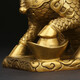 Ji Shanyuan, a pair of full bronze Qilin ornaments, home living room wine cabinet entrance office decoration, housewarming opening craft gift, large brass pair