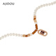 Ajidou Ajidou Spring Wheat Field Field Melody Series Pearl Collier Collier Design d'automne Chaîne de pulls
