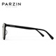 PARZIN myopia glasses frame, male and female universal college style classic black frame bare face glass, can be matched with myopia 15865