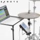 Efnote5 Tambor electrónico, batería eléctrica, cara de tambor de malla para el rendimiento de conciertos al aire libre, rendimiento de la etapa profesional del hogar, tambor eléctrico Efnote5 Avanzado Set + Bold Bag