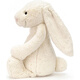JellyCatbashful Cream Bunny Stuffed Animals - Riesige 20 -Zoll -Kaninchen und Kaninchen Plüschspielzeug Klassiker Medium - 12 Zoll