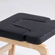 Boluo multi-function yoga handstand bench wooden professional core strength auxiliary chair household fitness artifact imported oak black