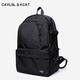 Cavlslkcat -Rucksack für Männer große Kapazität Rucksack Business Business Trip Computertasche Freizeitstraße Rucksack High School College Schultasche Schwarz 31*23*47 cm