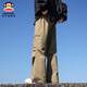 Big Mund Monkey (Paul Frank) American Work Hosen für Männer im Herbst lose trendige High Street Sports Casual Hosen Herren neue Straight Hosen 9858H Khaki [offizielles authentisch] 3xl [Empfohlen 175-200jin [Jin gleich 0,5 kg]]