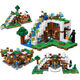 Compatible with Lego Diy Blocks assembled building blocks Minecraft Melon Farm Chicken Coop Boy Children's Toys 838-Domestic Igloo